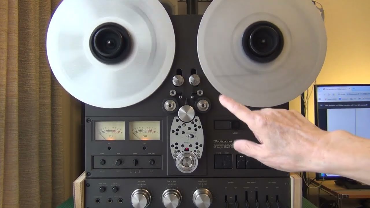 Technics RS-1500U brake repair report - YouTube