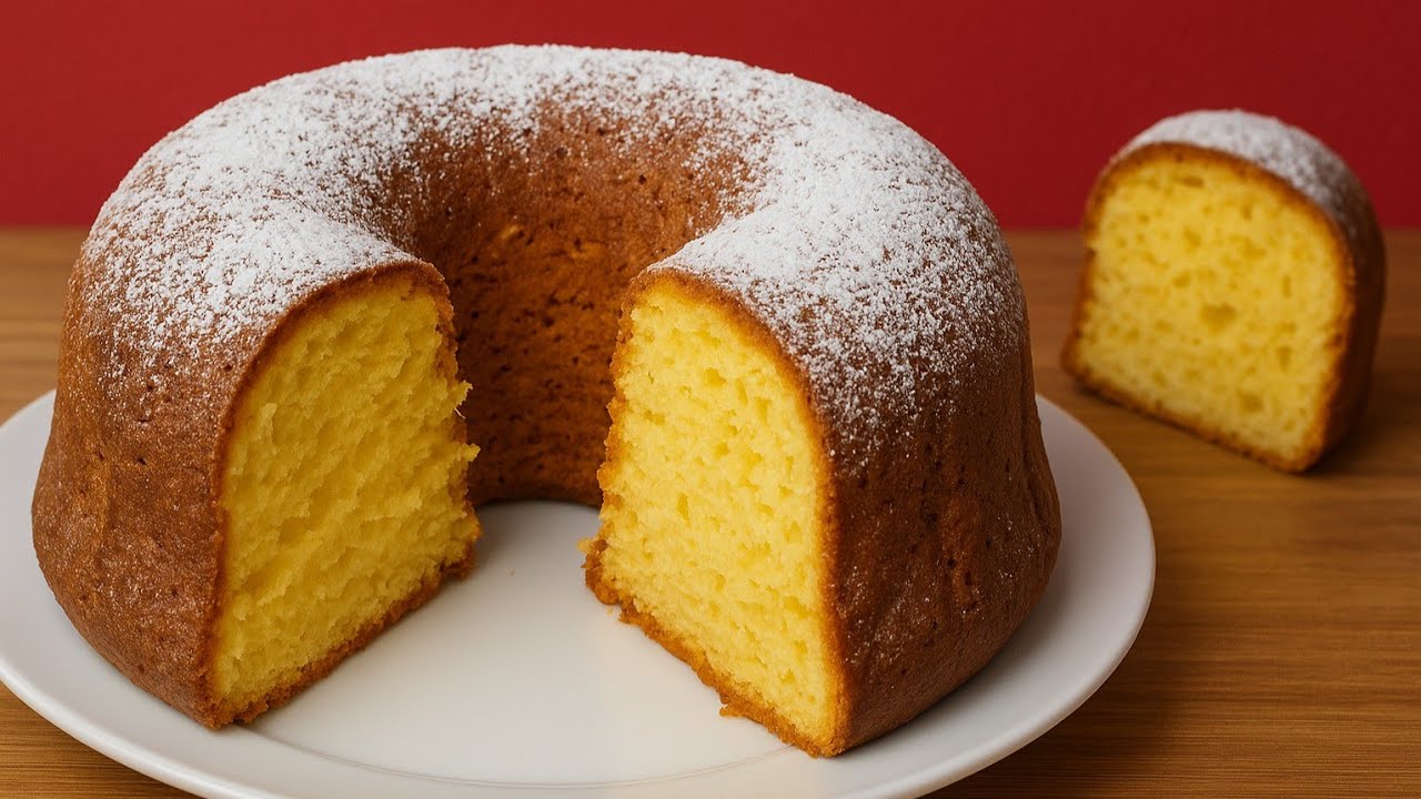 Biscocho o torta  con solo 3 ingredientes