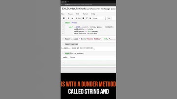 Magic/Dunder Methods in Python