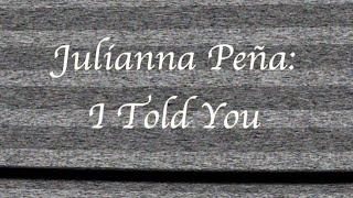 Julianna Peña: I Told You (Full Documentary) Content
