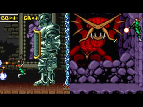 Time Slip - ( Into + Medieval Levels ) - SNES - Contra Clone - Super Nintendo - Retro Nostalgia