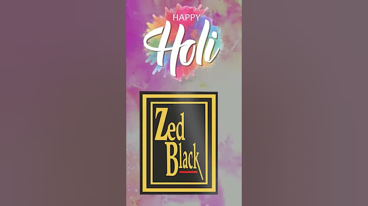 Happy Holi Wishes From Hrithik Roshan and Zed black | Holi status | Colors | Festival ||