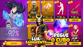HURRY!! NARUTO STORE? GET YOUR SKIN, KAKASHI, AND FREE MAGIC CUBE IN FREE FIRE