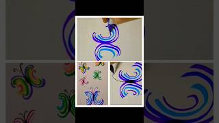 Butterfly drawing easy step by step by cvp#shorts#youtubeshorts#satisfying
