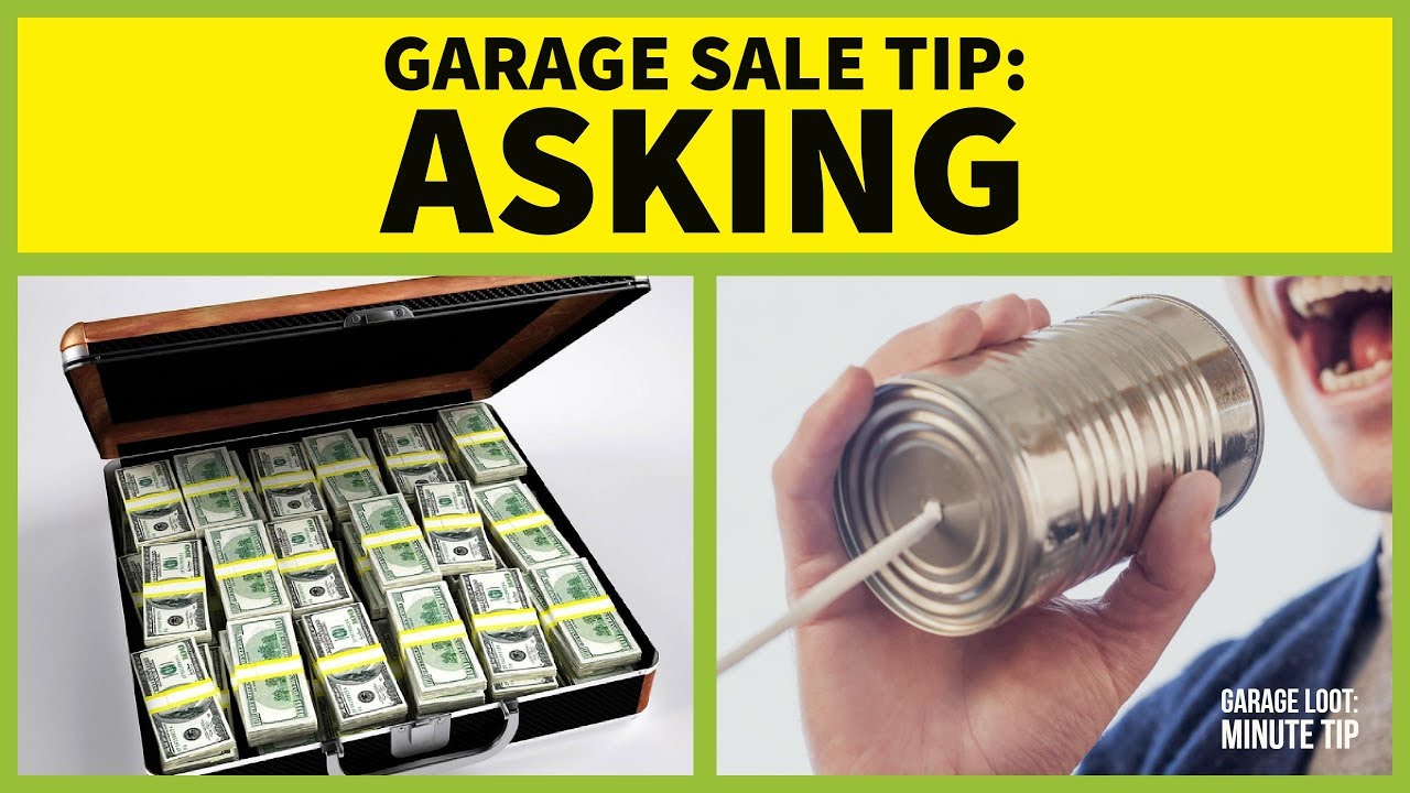 Garage Sale Tips: Asking - YouTube