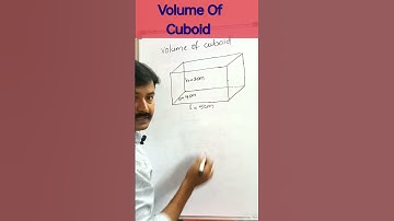 How to find the volume of cuboid#shortsviral #easylearning #maths #tet #dsc #competitiveexams