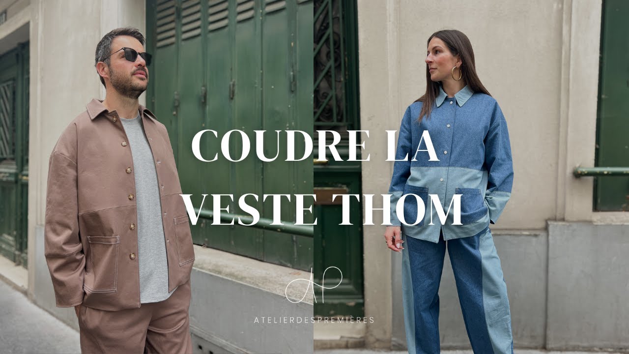 Tuto couture Thom - veste oversize unisexe style barn jacket
