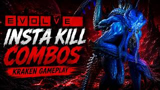 INSTA KILL COMBOS Kraken gameplay - Evolve game 2026 multiplayer #evolve  #evolvelegacy