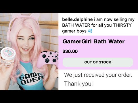 Getting Roasted by Facebook + Belle Delphine Selling Bath Water 