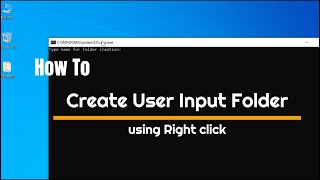 Famous How to create user input folder in Windows Profile