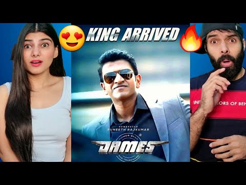 JAMES - Official Teaser REACTION!! | Power Star Puneeth Rajkumar Movie | Chethan Kumar