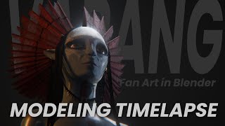 Avatar Fan Art: Varang | Fast Modeling Timelapse | Blender 5.0