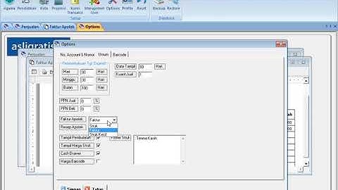 Pengaturan Cetak Bukti Transaksi Penjualan Faktur, Struk & Struk Kecil Pada Software Apotek GRATIS