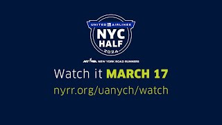 Watch the 2024 United Airlines NYC Half on Sunday, March 17!