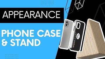 CAD Modeling Episode 15: Making a phone case and phone stand look real in Fusion360