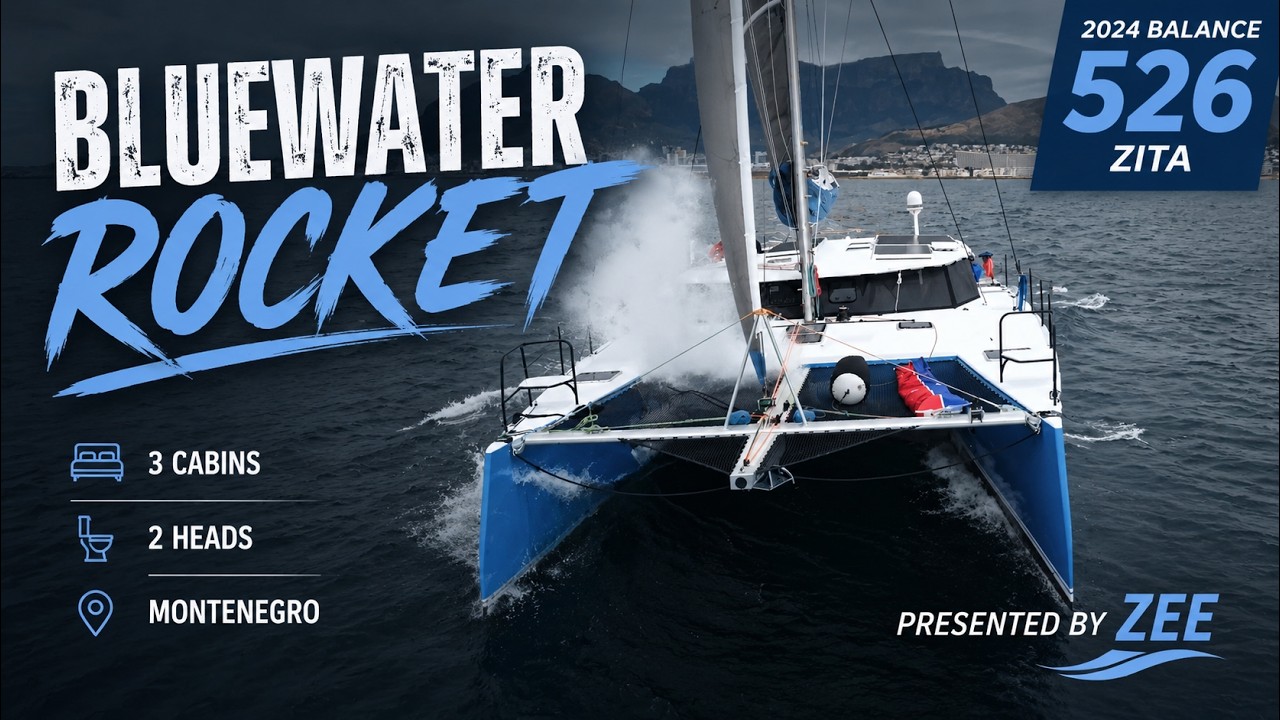⁣Balance 526 mkii | High-Performance Bluewater Catamaran Built to Sail Fast-FULL WALKTHROUGH,FOR SALE