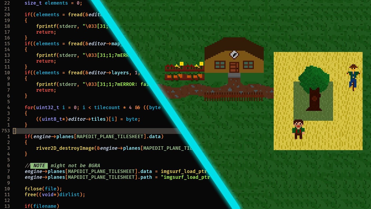 Gamedev in C with no libraries. - YouTube
