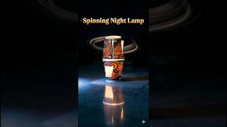 🕯️ SPINNING NIGHT LAMP Made From Paper cup &amp; Candle — So Relaxing &amp; Magical! ✨ | GrowGenius #diy