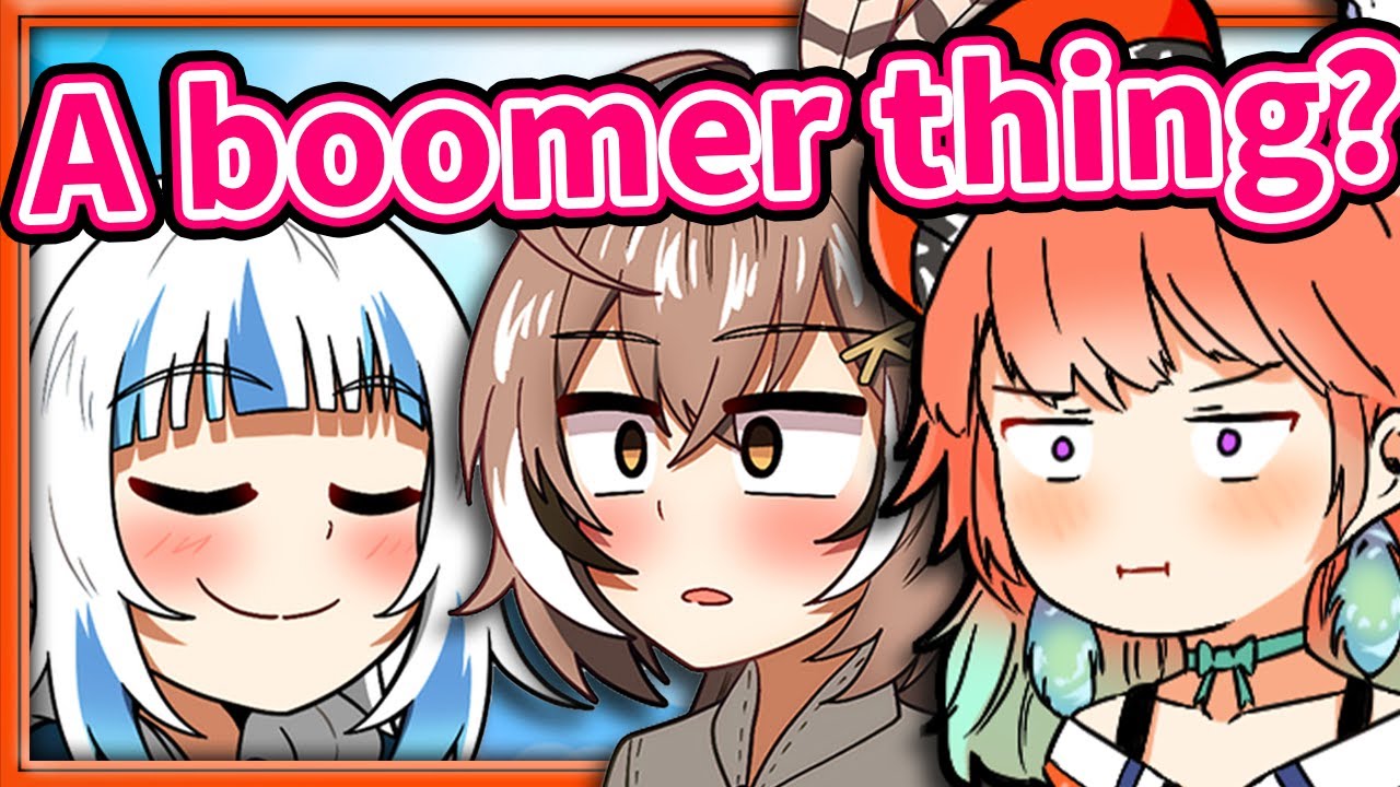 Gura is The Only That is Boomer Enough to Know This 【HololiveEN】