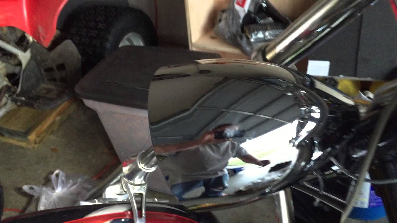 Big Dog Chopper LED Headlight Fan Sound