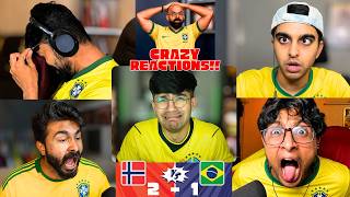 HALLAND KNOCKED BRAZIL OUT OF THE WORLD CUP !! NORWAY 2-1 BRAZIL | FIFA WORLD CUP
