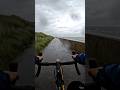 POV: cycling in Stormy seaside promenade #cycling #pov #bikeride #viral #shorts
