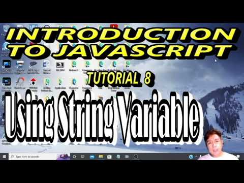 Introduction to JavaScript Tutorial 8 Tagalog - USING STRING VARIABLES