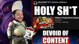🔴Helldivers 2 Devs just dropped a nuke..