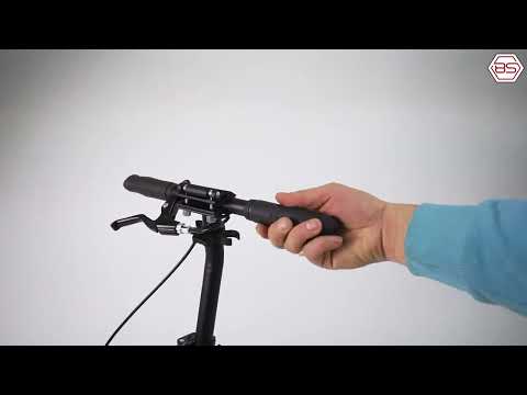 Самокат двоколісний для дітей і дорослих 56196 Білий, з колесами PU 23 см/20 см, дискове гальмо, до 100 кг, видео 1