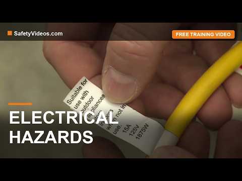 Recognizing Electrical Hazards - Shock, arc flash, and unsafe conditions (free training video preview)