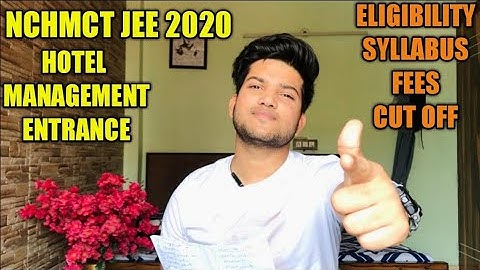 Watch This Video Before Giving NCHMCT JEE Exam || NCHMCT JEE 2020 All Information ||