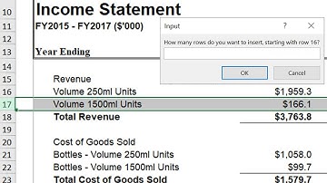 Excel insert multiple rows & fill down