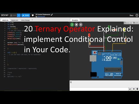 20 Ternary Operator Explained: implement Conditional Control in Your Code.