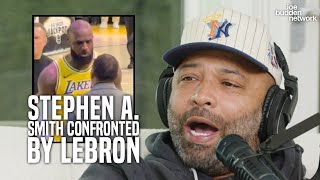 Stephen A. Smith Confronted by LeBron In Viral Exchange