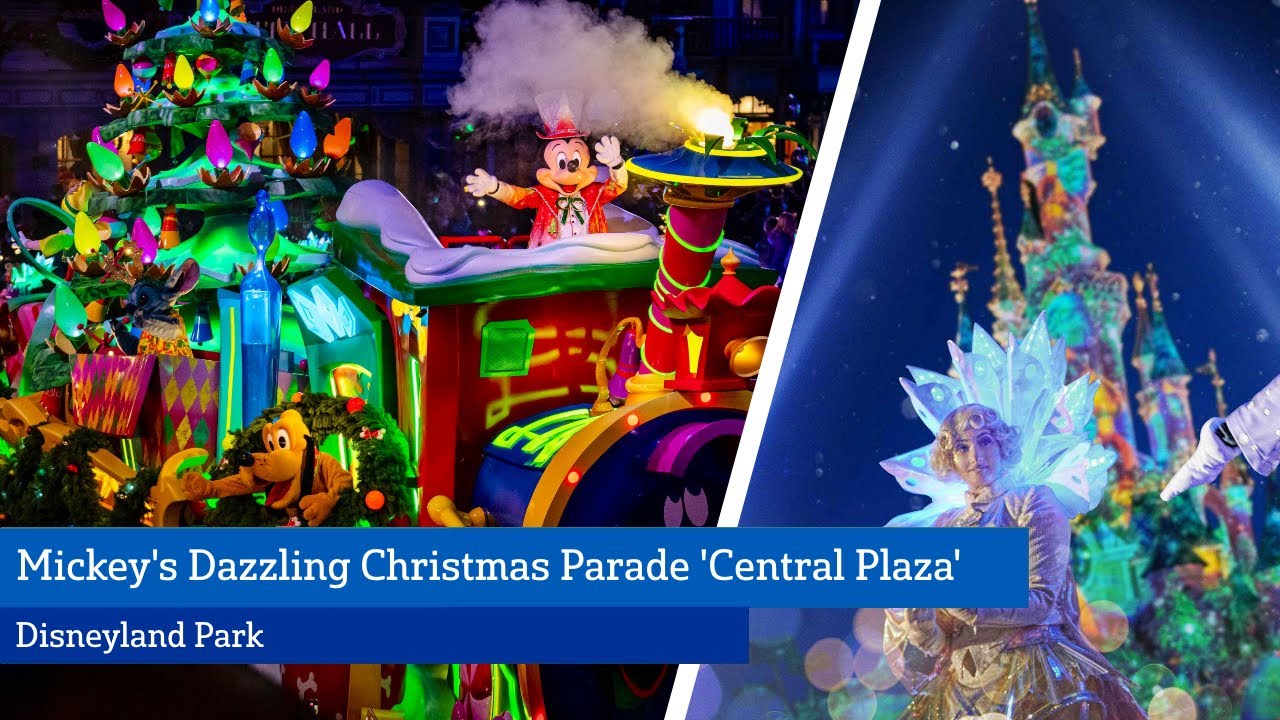 Mickey's Dazzling Christmas Parade 2023 - 'Central Plaza Show-Stop' - Disneyland Paris