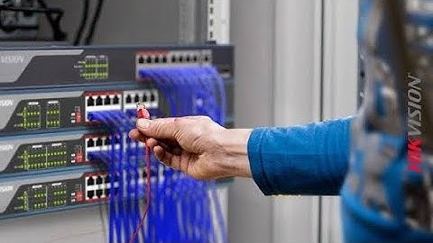 How to Install Hik Vision 24 Port PoE Networking Switch in 42U Cabinet