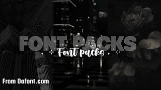 12 fonts pack from dafont ✨️ || dafont || @baddiextic0_0 #fyp#viral#goviral#aesthetic#fonts#fontpack