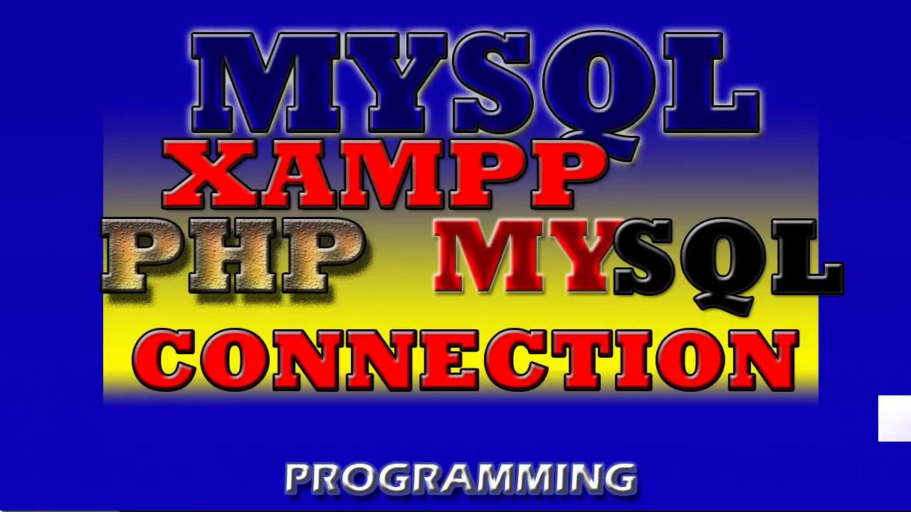 php and mysql connection how to connect mysql with php - YouTube