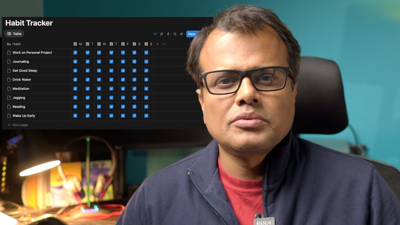 Habit Tracking Using Notion Database for Beginners