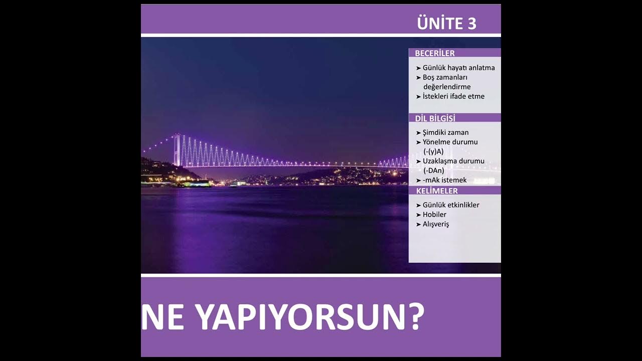 Учебник Yeni İstanbul А1 . Турецкий уровня A1 - YouTube
