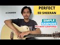 Tutorial petikan perfect  ed sheeran tutorial gitar chord simple gampang easy guitar plucking