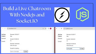 Real-Time Chat Application using Socket.IO and Node.js|Build a Live Chatroom with SocketIO#sockets