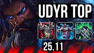UDYR vs WARWICK (TOP) | 5k comeback | KR Master | 25.11