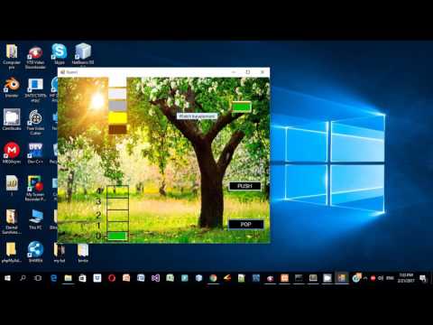 Making a game using c++...Stack Game using visual Studio..Mini Project (*Still in progress)