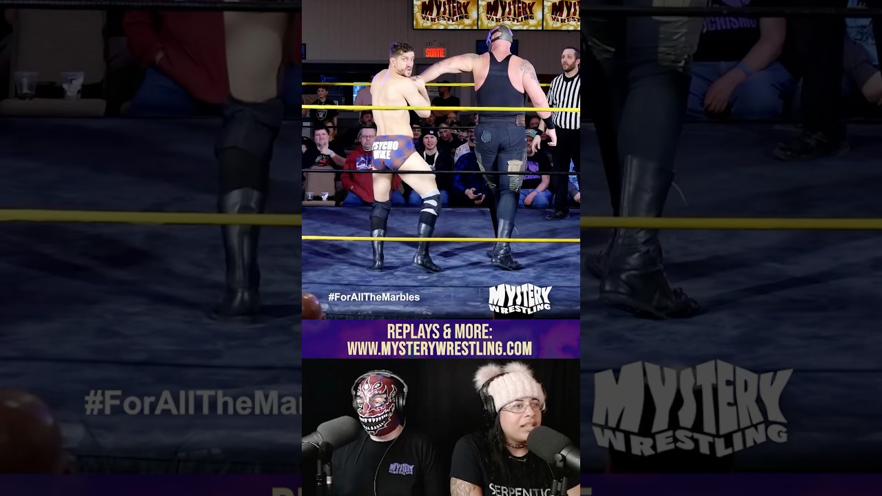 Psycho Mike never misses chance to work the hard cam! 