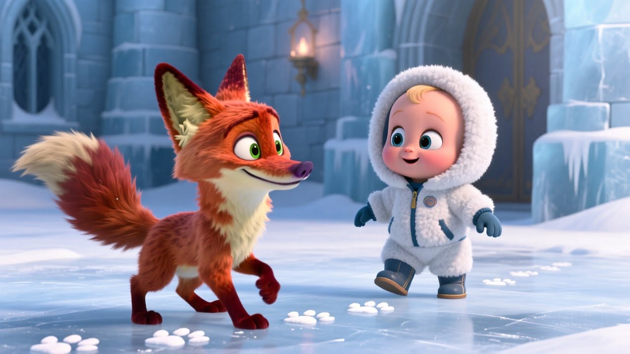 Ice Castle With Baby Fox ❄️🦊 | Fun Learning Adventure for Kids | Preschool Educational Video