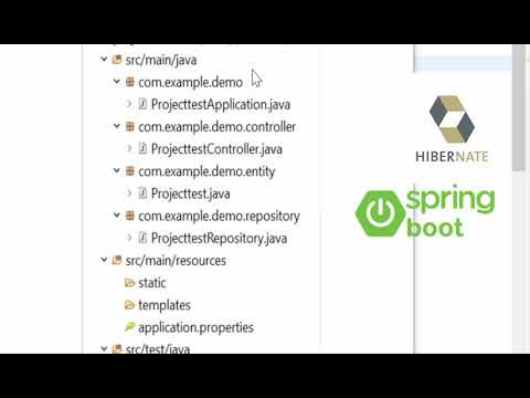 Workshop  Springboot project explorer