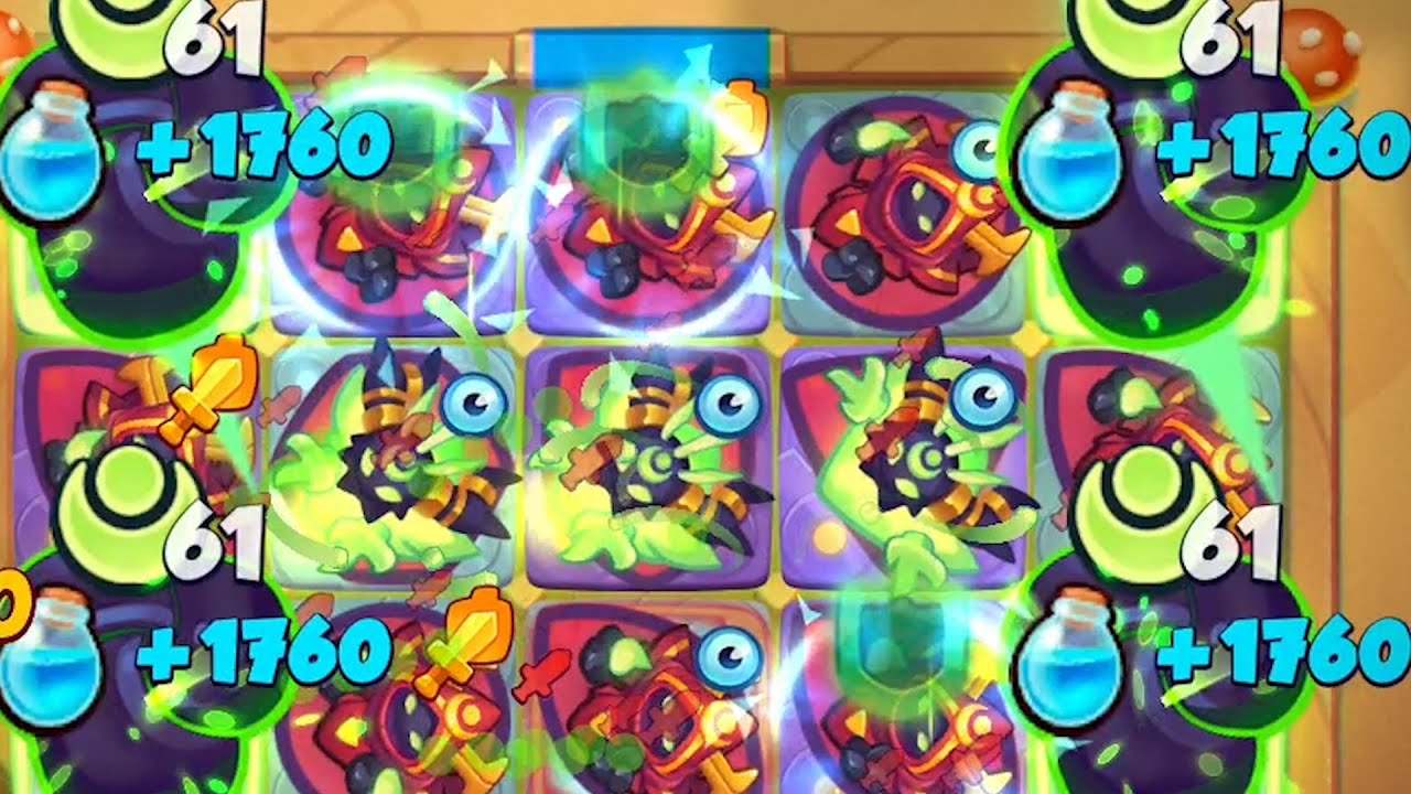 Cultist Max Critical 4,295% VS Bruiser Max Critical 5,324% Talent Check, PVP - Rush Royale Unique