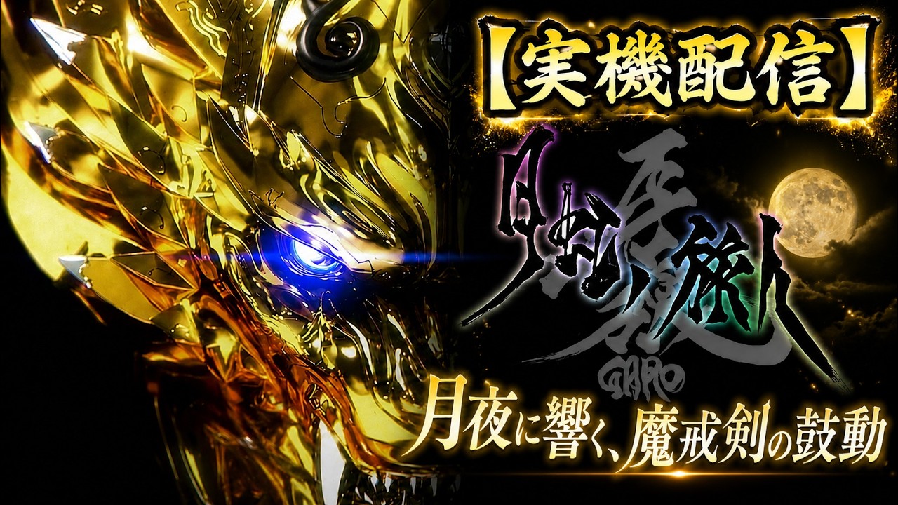 実機配信】牙狼 月虹ノ旅人｜月夜に響く魔戒剣の鼓動 - YouTube