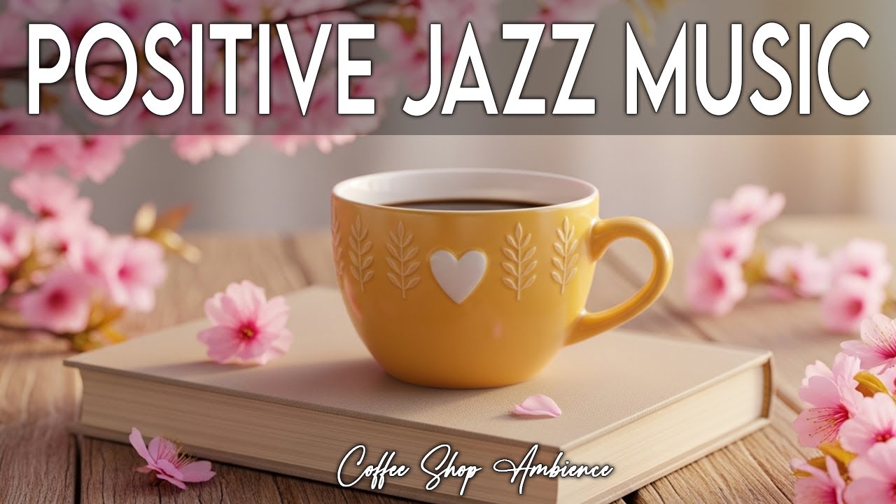 Positive Jazz Music ☕ Bossa Nova Instrumental and Relaxing Jazz Cafe Music for Studying.